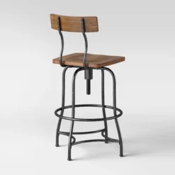 Woodsboro Adjustable Barstool Brown - Threshold™ -Furniture Supplies Store GUEST abdb0bde 7acc 43ee 8f86 d27ad9675953