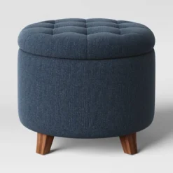 Tufted Round Storage Ottoman - Threshold -Furniture Supplies Store GUEST ac3ff38e 3c31 442a 8cdd 27eb008a7b3d