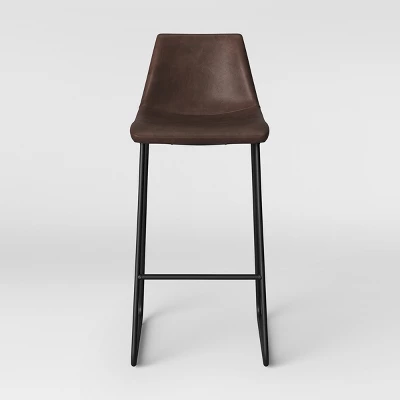 Bowden Faux Leather Barstool - Threshold™ 7 Bowden Faux Leather Barstool - Threshold™ - Image 5