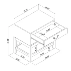 Elmira Nightstand Brown - Threshold™ Designed With Studio McGee -Furniture Supplies Store GUEST ba23a28f 8b95 42ea acce 9cc3df7af05f