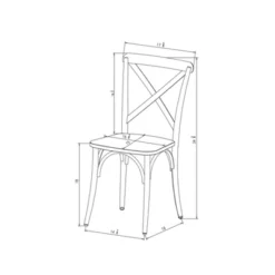 Set Of 2 Malden French Bistro Dining Chair Black - Threshold™ -Furniture Supplies Store GUEST be93dcf6 6a27 4d9e 83a8 3927be01d462