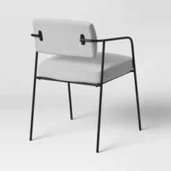 Smyth Metal Frame Upholstered Dining Chair Gray - Threshold™ -Furniture Supplies Store GUEST bf2849fa 2ab8 4c04 aa97 01615c29a3a6