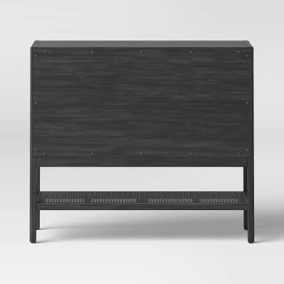 Minsmere 2 Door Cabinet - Black - Threshold™ 5 Minsmere 2 Door Cabinet - Black - Threshold™ - Image 3