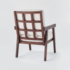 Grantsville Wood Frame Accent Chair With Grid Back - Threshold™ Designed With Studio McGee 10 Grantsville Wood Frame Accent Chair With Grid Back - Threshold™ Designed With Studio McGee -Furniture Supplies Store GUEST c413361e a903 45e3 9f19 7ac166bd22f3