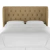 Tufted Woven Upholstered Wingback Headboard - Skyline Furniture -Furniture Supplies Store GUEST c5815651 d903 4a81 9921 28f171f4f847