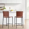 Wellfleet Woven Faux Leather Metal Base Counter Height Barstool - Threshold™ 1 Wellfleet Woven Faux Leather Metal Base Counter Height Barstool - Threshold™ -Furniture Supplies Store GUEST c67e930e c13c 40c6 a012 e52073826fef