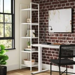 Furniture Supplies Store 28 Loring Manual Height Adjustable Standing Desk White - Thresholdâ˘