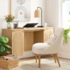 Arches Writing Desk With Storage Cabinets Natural - Threshold™ 1 Arches Writing Desk With Storage Cabinets Natural - Threshold™ -Furniture Supplies Store GUEST cb0e5943 62d3 4415 a5e1 4cddfe65ed1e