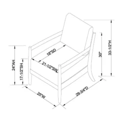 Park Valley Ladder Back Wood Arm Accent Chair - Threshold™ Designed With Studio McGee 15 Park Valley Ladder Back Wood Arm Accent Chair - Threshold™ Designed With Studio McGee -Furniture Supplies Store GUEST ce32bc3c bd47 42a8 bac8 4fae9f0aa812