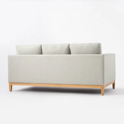 Woodland Hills Wood Base Sofa Light Gray - Threshold™ Designed With Studio McGee 5 Woodland Hills Wood Base Sofa Light Gray - Threshold™ Designed With Studio McGee - Image 3