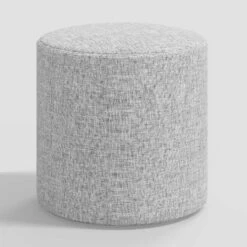 Round Thalia Ottoman In Textured Linen - Threshold™ -Furniture Supplies Store GUEST d1df1cb5 c647 407b 946d ff2e0b744e05