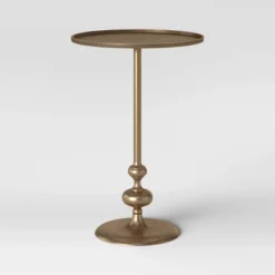 Londonberry Turned Accent Table Brass - Threshold -Furniture Supplies Store GUEST d25fc13c e72a 48a7 a4ae 5073d83ccc11