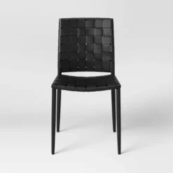 Wellfleet Woven Leather Metal Base Dining Chair - Threshold™ 11 Wellfleet Woven Leather Metal Base Dining Chair - Threshold™ -Furniture Supplies Store GUEST d277a128 5ebe 419f 8c46 04f8da2a89bf
