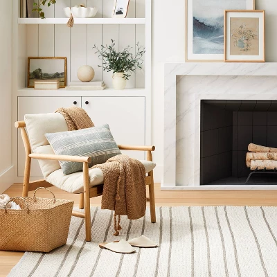 Holly Sling Back Accent Chair Cream/Natural - Threshold™ Designed With Studio McGee 3 Holly Sling Back Accent Chair Cream/Natural - Threshold™ Designed With Studio McGee