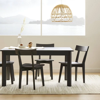 Bombelli Modern Extendable Dining Table Black - Threshold™ 7 Bombelli Modern Extendable Dining Table Black - Threshold™ - Image 5