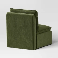 Haven Velvet Modular French Seam Sofa Chair Dark Green - Threshold™ -Furniture Supplies Store GUEST db0036a6 d5c7 4235 8cdb 3f004594e8ef