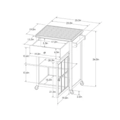 Windham Wood Top Kitchen Cart - Black - Threshold™ 17 Windham Wood Top Kitchen Cart - Black - Threshold™ -Furniture Supplies Store GUEST dea9d574 4d43 47af 9b54 441db16c8996