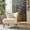 Sculpted Faux Shearling Accent Chair Cream - Threshold™ Designed With Studio McGee 1 Sculpted Faux Shearling Accent Chair Cream - Threshold™ Designed With Studio McGee -Furniture Supplies Store GUEST df4a2249 8466 4129 b681 598b7c861a38