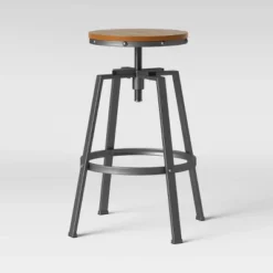 Lewiston Adjustable Swivel Barstool - Threshold™ -Furniture Supplies Store GUEST df723cda 86b6 4e6b b5c9 27ac49310540