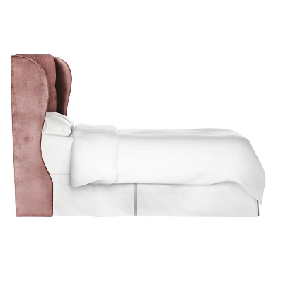 Tufted Velvet Upholstered Wingback Headboard - Skyline Furniture 5 Tufted Velvet Upholstered Wingback Headboard - Skyline Furniture - Image 3