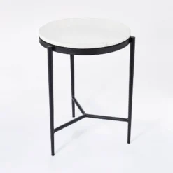 Pleasant Grove Round Marble End Table White - Threshold™ Designed With Studio McGee 9 Pleasant Grove Round Marble End Table White - Threshold™ Designed With Studio McGee -Furniture Supplies Store GUEST e3e10705 2a8c 4a94 b227 413f936ea152