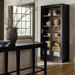 Furniture Supplies Store 36 72" Promontory Cabinet With Sliding Doors - Threshold⢠Designed With Studio McGee