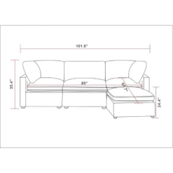 4pc Allandale Modular Sectional Sofa Set Gray - Threshold™ -Furniture Supplies Store GUEST e98f9434 244c 4a06 a88e b03b6016a2f1