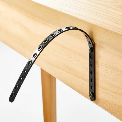 Thousand Oaks Wood Scalloped Demilune Console Table - Threshold™ Designed With Studio McGee 5 Thousand Oaks Wood Scalloped Demilune Console Table - Threshold™ Designed With Studio McGee - Image 4