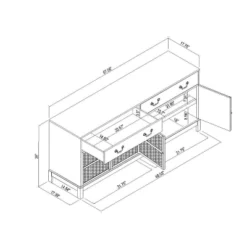 Brandeis Woven TV Stand For TVs Up To 60" Brown - Threshold™ Designed With Studio McGee 15 Brandeis Woven TV Stand For TVs Up To 60" Brown - Threshold™ Designed With Studio McGee -Furniture Supplies Store GUEST edcf4db2 26a4 444b ba42 cd73d8a812f3