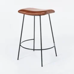 Clarkston Metal Counter Height Barstool With Upholstered Seat - Threshold™ Designed With Studio McGee -Furniture Supplies Store GUEST f178119f 0fe3 43a4 ad93 334f1320cdb3