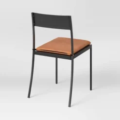 Clion Metal Dining Chair Black/Caramel Faux Leather - Threshold™ 9 Clion Metal Dining Chair Black/Caramel Faux Leather - Threshold™ -Furniture Supplies Store GUEST f458a01c d806 4965 abc0 b6fcfff52698