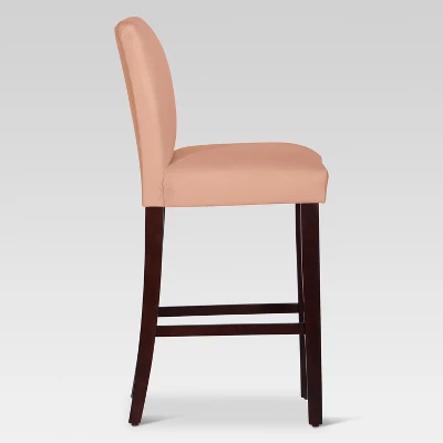 30" Velvet Parsons Barstool Wood - Threshold™ 4 30" Velvet Parsons Barstool Wood - Threshold™ - Image 2