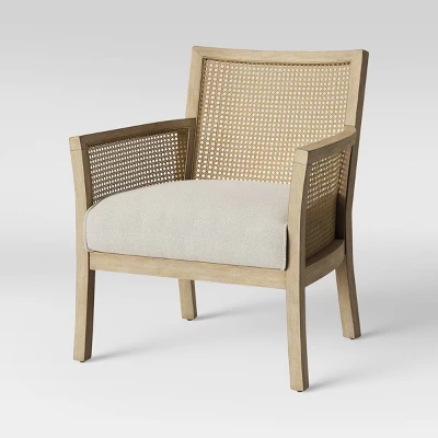 Laconia Caned Accent Chair Beige - Threshold™ 4 Laconia Caned Accent Chair Beige - Threshold™ - Image 2