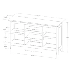 32" Carson Horizontal Bookcase With Adjustable Shelves - Threshold -Furniture Supplies Store GUEST f881ab9a 25cd 41d7 9c39 58602d8adf48