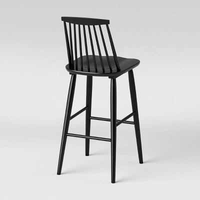 Harwich High Back Windsor Barstool Black - Threshold™ 5 Harwich High Back Windsor Barstool Black - Threshold™ - Image 3