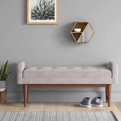 Verken Mid Century Modern Settee Bench - Threshold™ 4 Verken Mid Century Modern Settee Bench - Threshold™ - Image 2