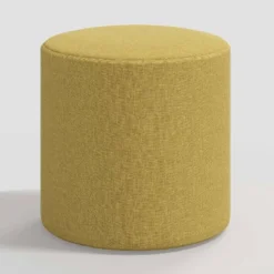 Round Thalia Ottoman In Textured Linen - Threshold™ -Furniture Supplies Store GUEST ff81f417 5ad8 4545 a9ab 177be8f69fcc